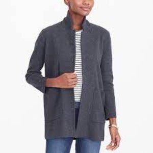 J Crew Sophie Open-Front Sweater-Blazer in Black